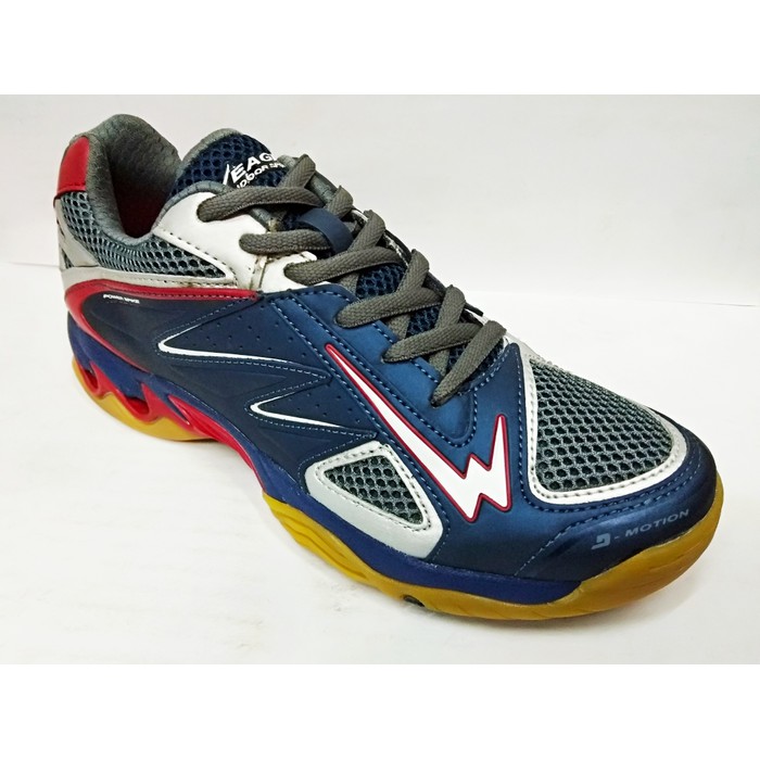 Sepatu Badminton/Volly EAGLE Terbaru - CYRUS (new series) - Navy- 38