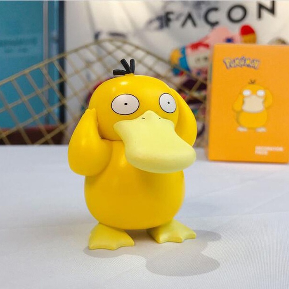 QUINTON Birthday Gift Pokemon Figures Cartoon Figures Dolls Pikachu Figures Charmander Squirtle Purin Anime Model Kids Psyduck Figures