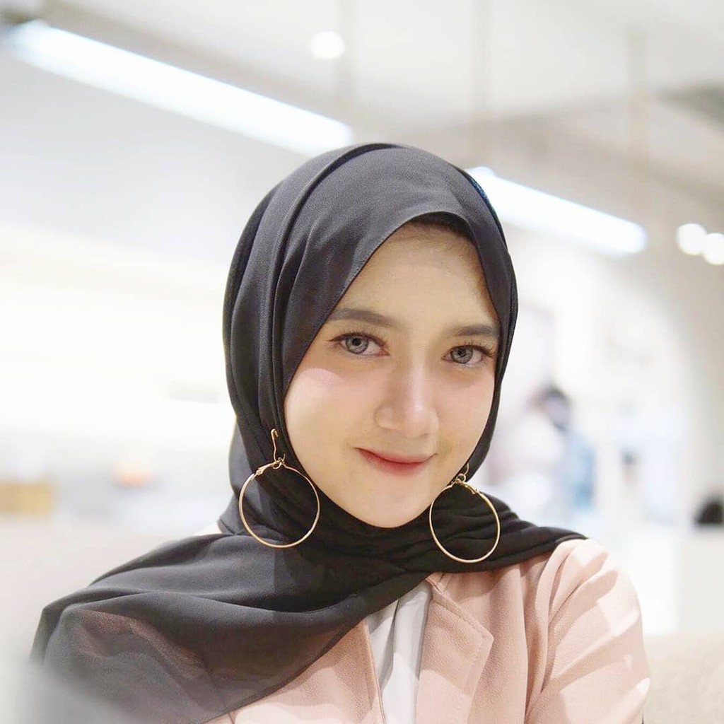 aksesoris Anting hijab lingkar 5cm gold | Shopee Indonesia