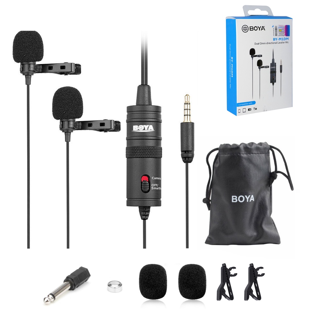 GoodCase - Microphone Boya BY-M1 3.5 Mm Lavalier Microphone