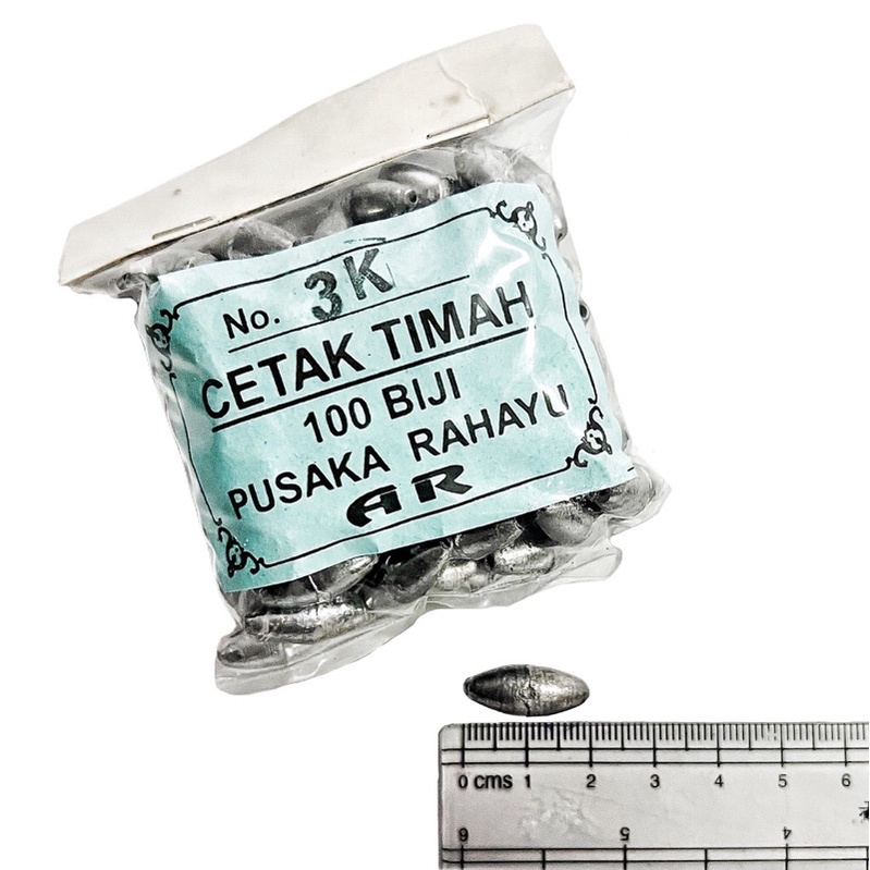 Timah | Timbel | Pemberat Mancing 3K | 6 GRAM (Per 1 Biji)