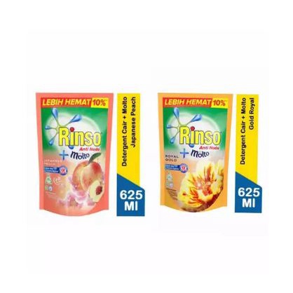 Deterjen Cair Rinso Molto 625 ml Anti Noda Anti Bau Apek - All Varian