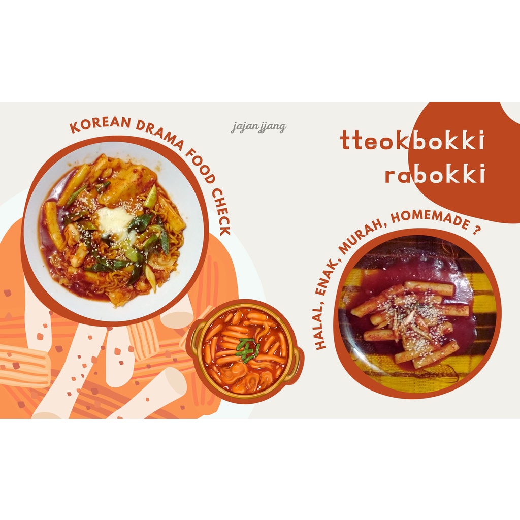 

Rabokki Tteokbokki Instant Halal | Jajan Jjang