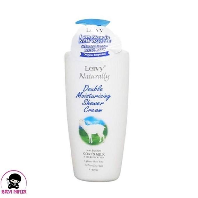 Leivy Goats Milk Shower Cream Sabun Mandi Susu Kambing Botol 1150 Ml