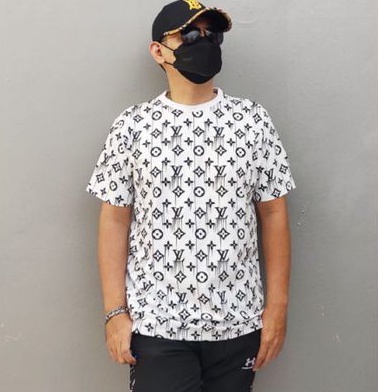 kaos atasan pria fashion LV import premium Quality