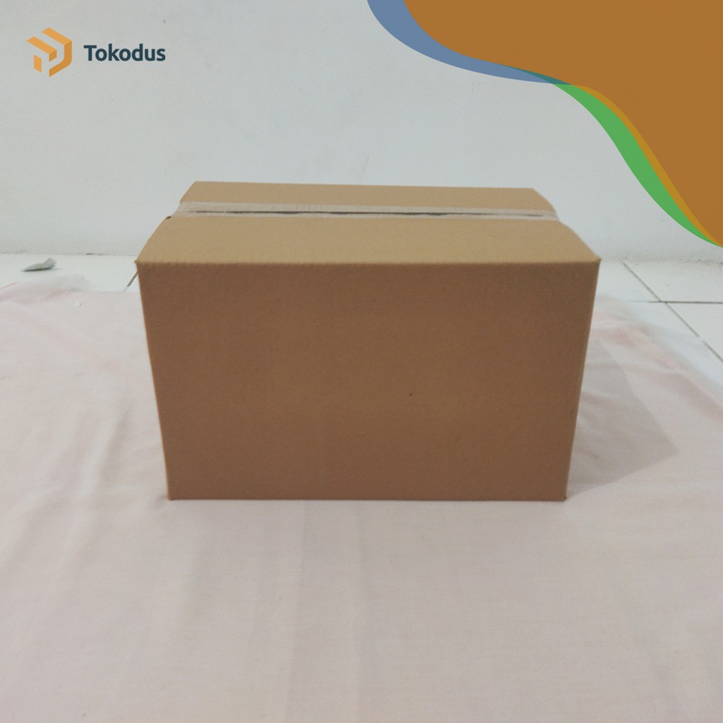 Kardus Packing Box Penyimpanan 40x26x25 cm Polos (Bisa Custom) - Tokodus Bandung-2