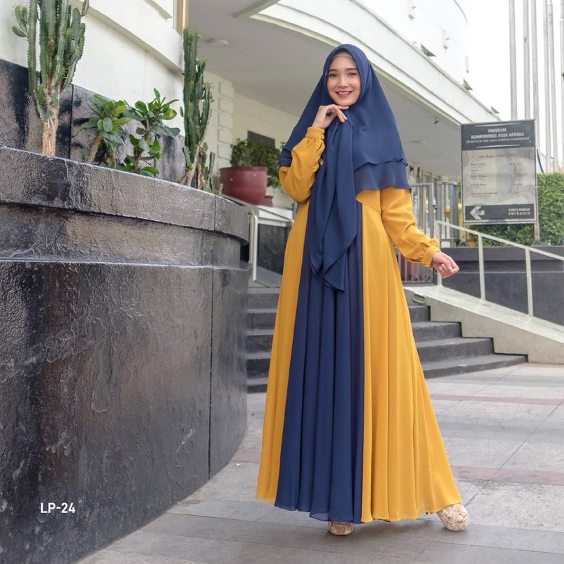 GAMIS CERUTY LATEEFA DRESS by Kiciks Muslimah
