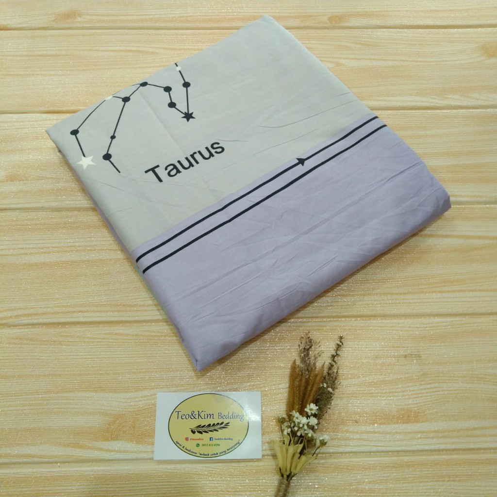 Teo&Kim Bedding Sprei Ready Katun Jepang 90x200x25 Rasi Bintang std (ITM-0454)