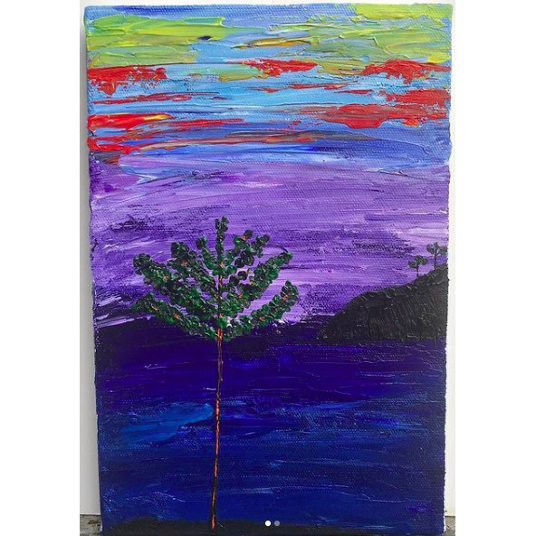 

Lukisan kanvas akrilik / acrylic painting. 20x30cm ~Explore 2.0