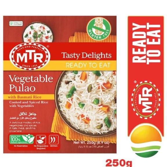 

>*>*>*>*] Makanan India MTR Vegetable Pulao Ready To Eat 250g/Halal/Instan
