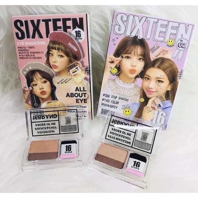 Terlaris - 16Brand SIXTEEN BRAND Eye Magazine 3 Minutes Eyeshadow