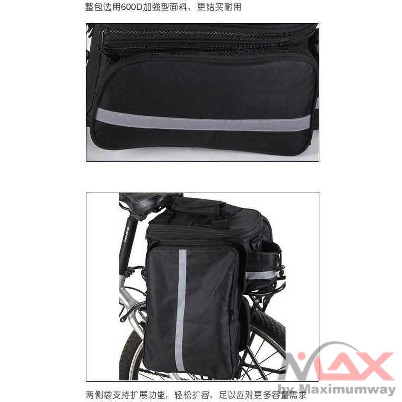Tas Sepeda Bicycle Rear Carrier Bag tas belakang besar box anti air waterproof elektrik MTB lipat