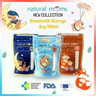 Image of NATURAL MOMS BREAST MILK BAGS 100ml 120ml 150ml 200ml
