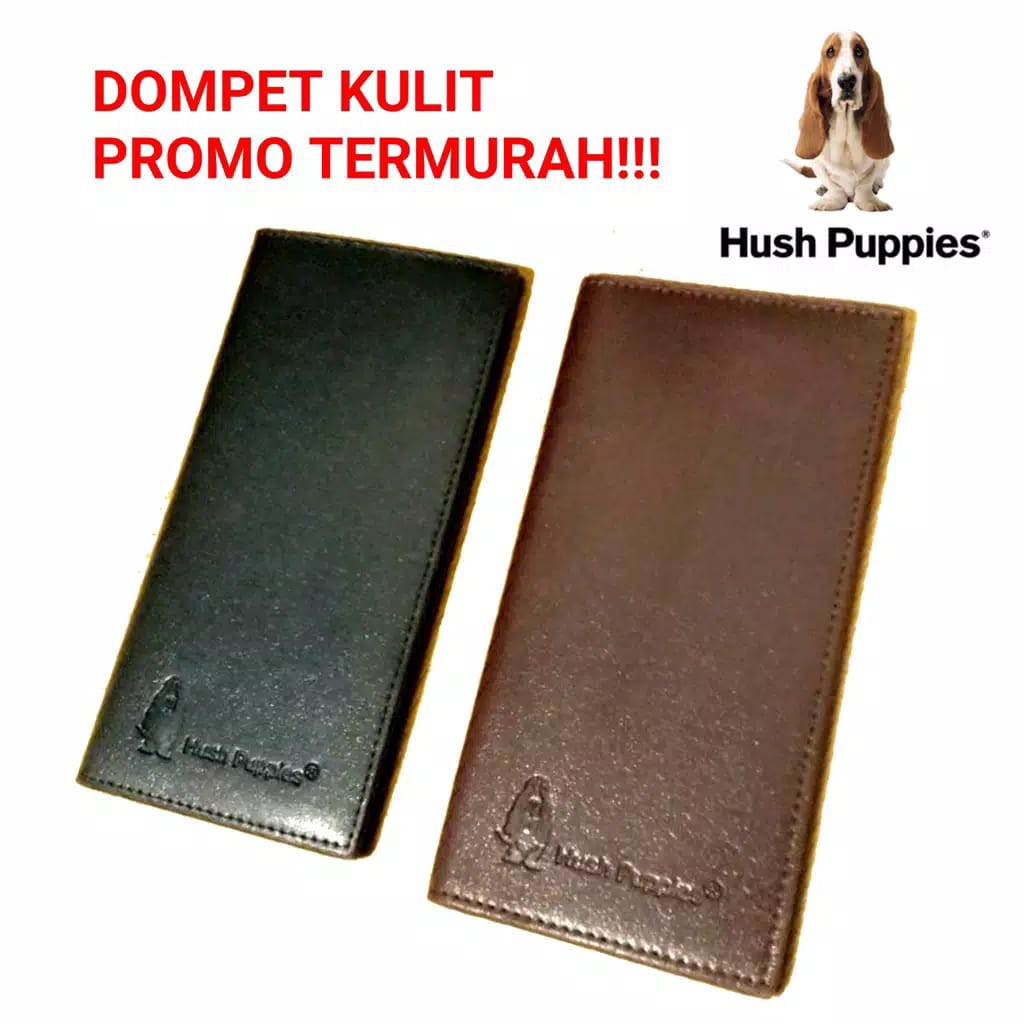 DOMPET PRIA HUSH PUPPIES LEATHER PANJANG KULIT HALUS IMPORT TERBARU!!