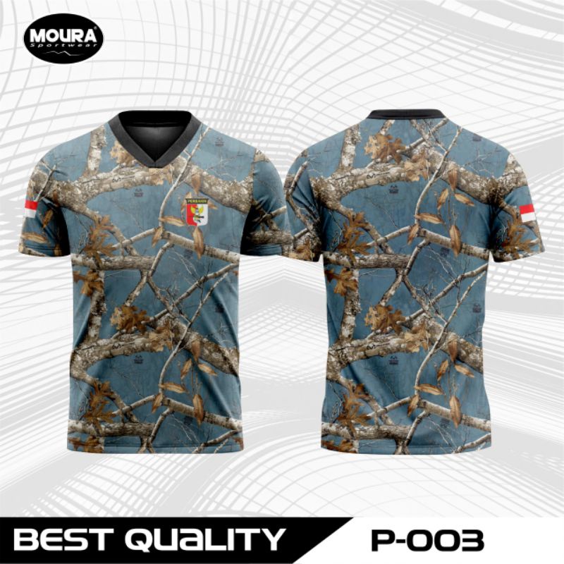 MOURA | Baju Jersey Perbakin Camo | Free Custom Nama Logo | Gratis Buff | Dryfit Premium