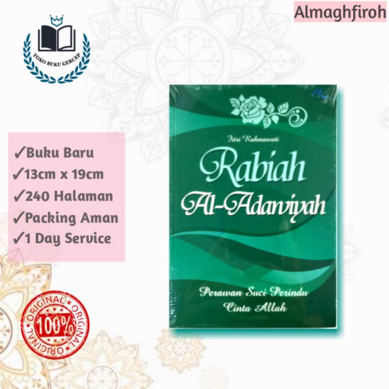 Buku Islami - Rabiah Al-Adawiyah " Perawan Suci Perindu Cinta Allah "