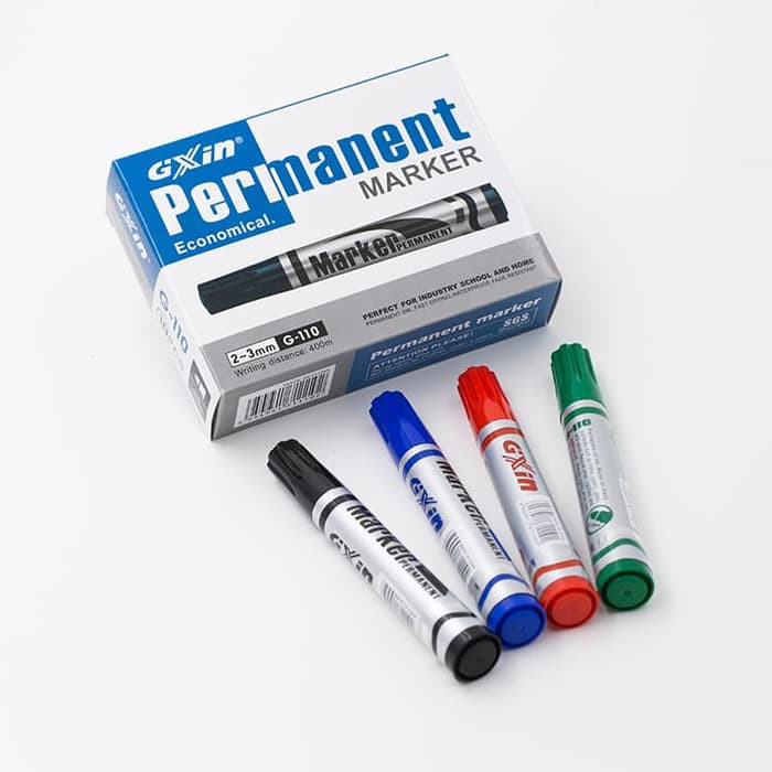 

RL| GXIN Spidol Permanen Besar Marker 2 3 MM G1100m Waterproof Sale!