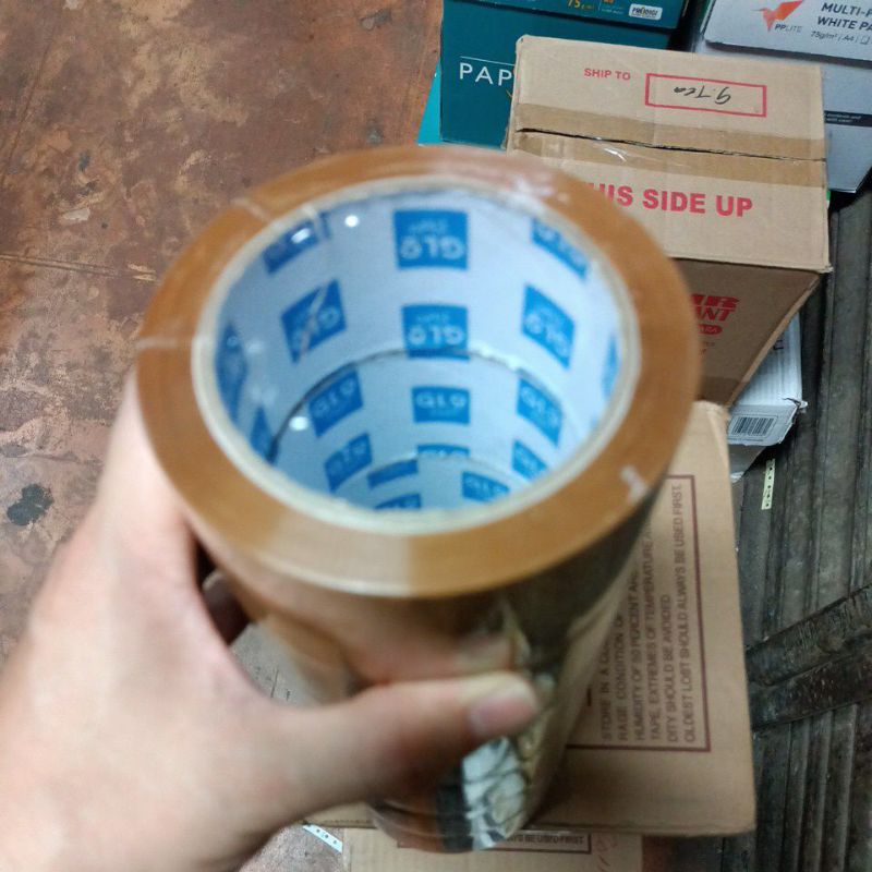 

Lakban Coklat merk GLO