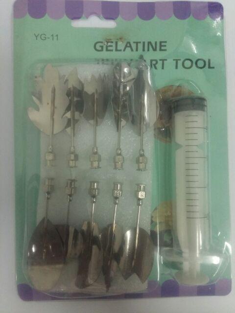 Alat Penghias Puding Jelly Art Tipe B - E Mata Suntikan Hanya 10 Pcs