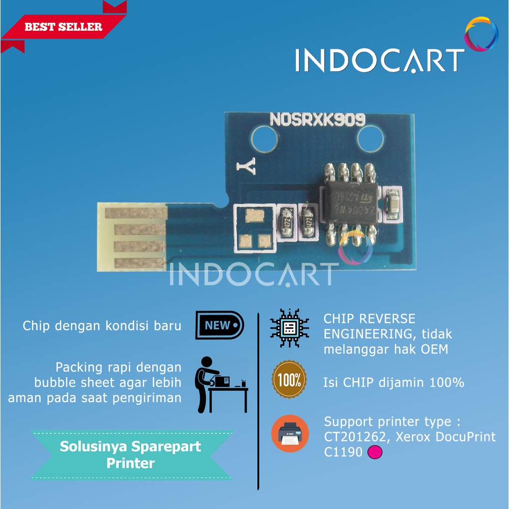 Chip CT201260 CT201261 CT201262 CT201263 -Xerox DocuPrint C1190-2K