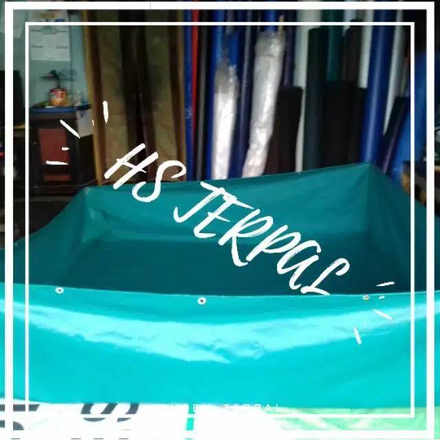 Kolam terpal kotak orchid uk.3x1x1