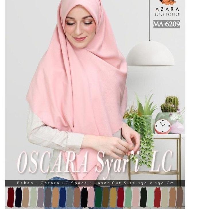 Jilbab Hijab Kerudung Segi Empat Oskara Jumbo Syari Azara 130x130 ..