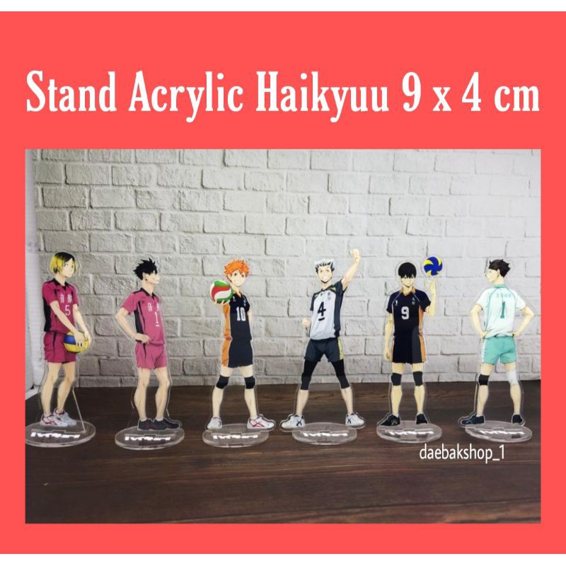 Standee / Stand Acrylic Haikyuu 9 x 4 cm Hinata Kageyama Kenma Oikawa Bokuto Kuroo