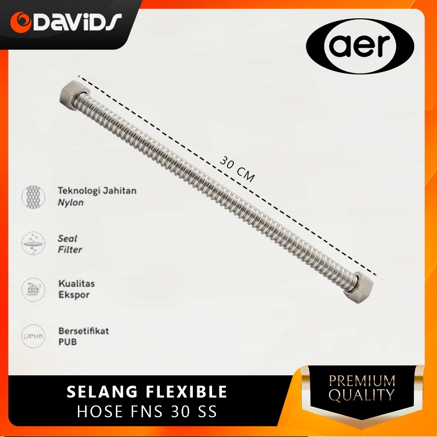 Aer Selang Closet Duduk Flexible Wastafel Water Heater Kloset Hiter Fleksibel