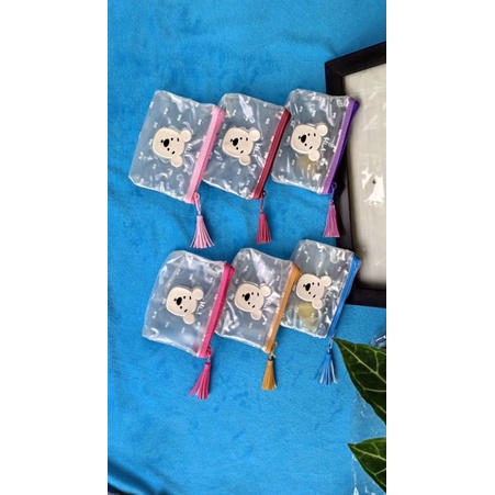 Dompet Pouch Mini 3D Mika Bear Lucu Murah