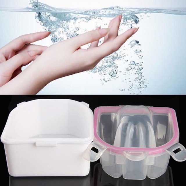 Double layer manicure bowl pink / tempat cuci tangan manicure bowl