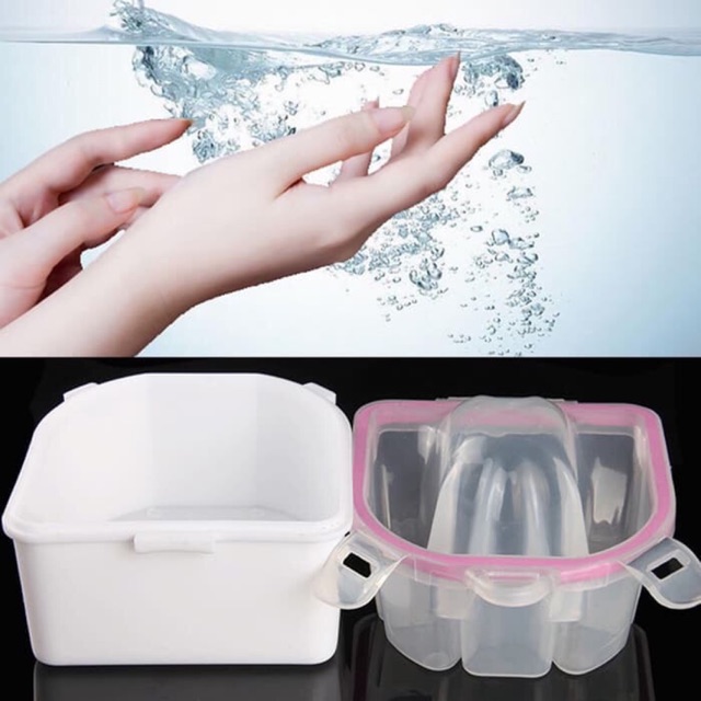 Double layer manicure bowl pink / tempat cuci tangan manicure bowl