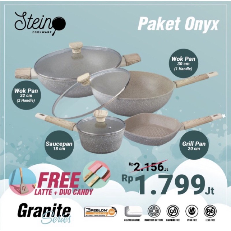 STEIN Cookware Onyx Package / STEIN Paket Onyx