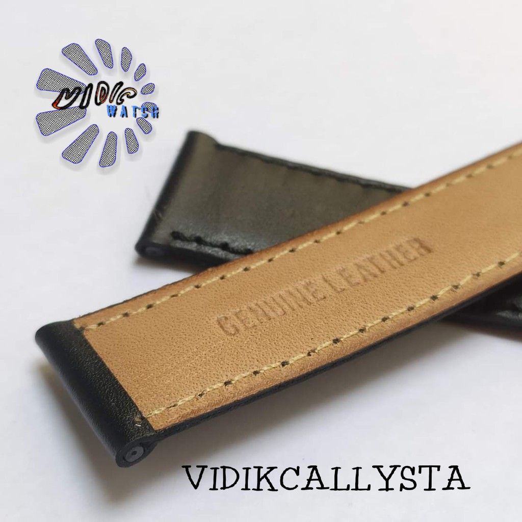 Tali Kulit Jam Tangan Asli GT 20mm 22mm 24mm Tipis Leather Strap Watch 20 22 24