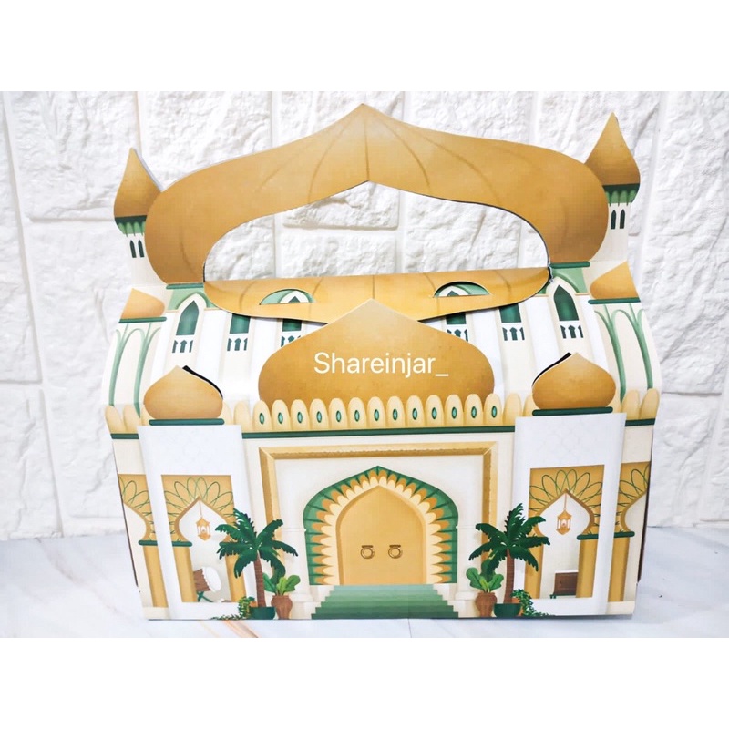 

Kotak Box Packaging Hampers Kue Lebaran Idul Fitri Untuk 3 Toples #P