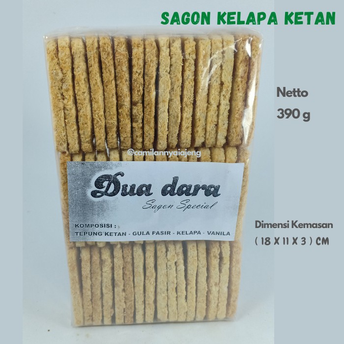 

Sagon Ketan Kelapa Super Renyah Camilan Tradisional Asli Khas Kebumen