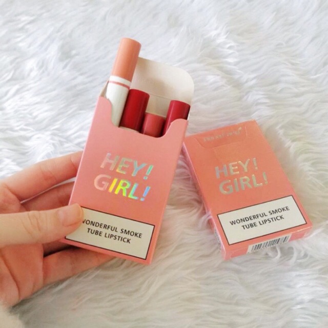 Hey Girl Lipstick Korea Set 4pcs