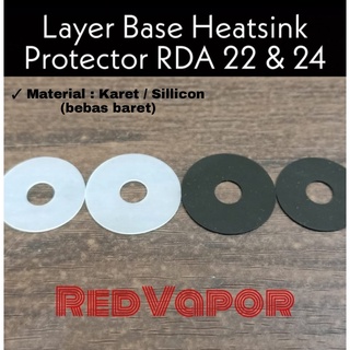 Layer Based Heatsink Protector RDA Pelindung Anti Lecet MOD 22mm 24mm