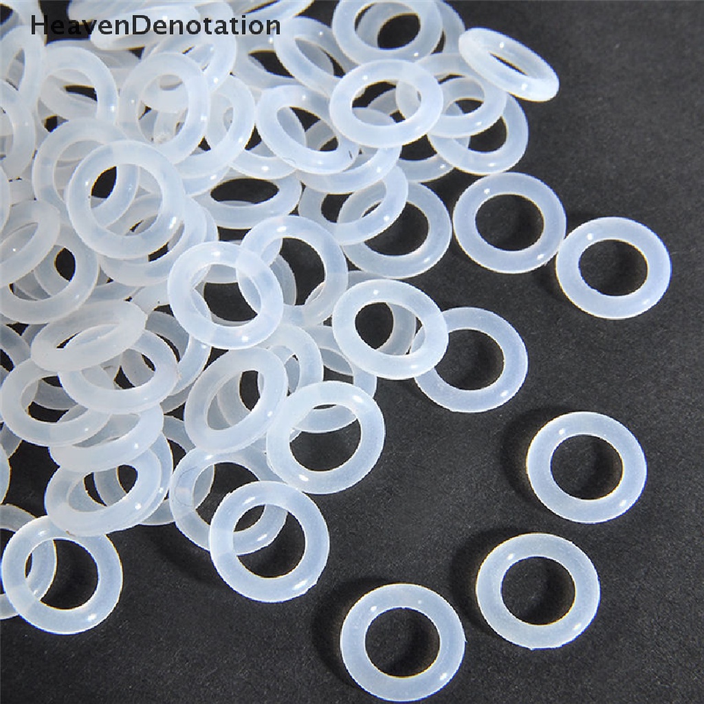 120pcs O-Ring Switch Dampeners Bahan Karet Silikon Warna Putih Untuk Cherry Mx Keyboard