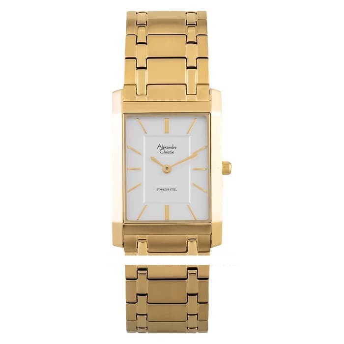 Jam Tangan WAnita Alexandre Christie AC 8606 LH BGPSL Gold