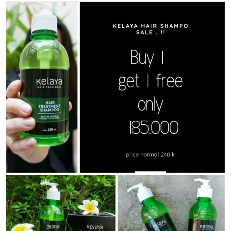 1 Paket Lengkap Kelaya Shampo Serum Minyak Kemiri - Original Asli Ori 100% Obat Rambut Rontok Parah-6