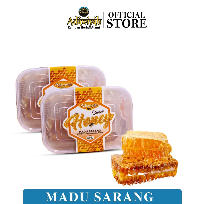 READY [PAKET HEMAT] Madu sarang Adawiyah99 X Madu Madu Murni ANH 1kg