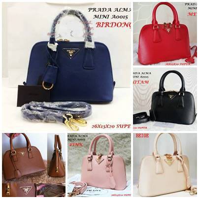 Tas Keren PRADA ALMA A15 mini 15 MEMBER 14 READY KEKINIAN
