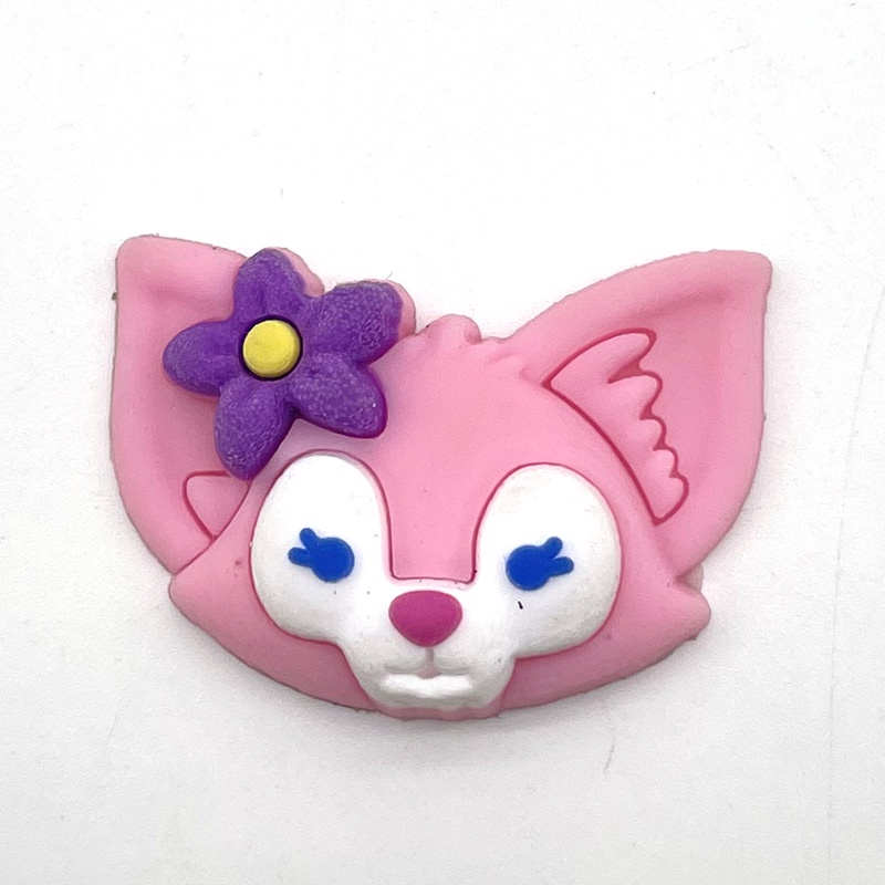 Lena Belle 1pcs imut Pin shoe charms Crocs Kartun Beruang Stroberi Jibbitz Bahan DIY sandal decorate anak perempuan Lubang Sepatu accessories