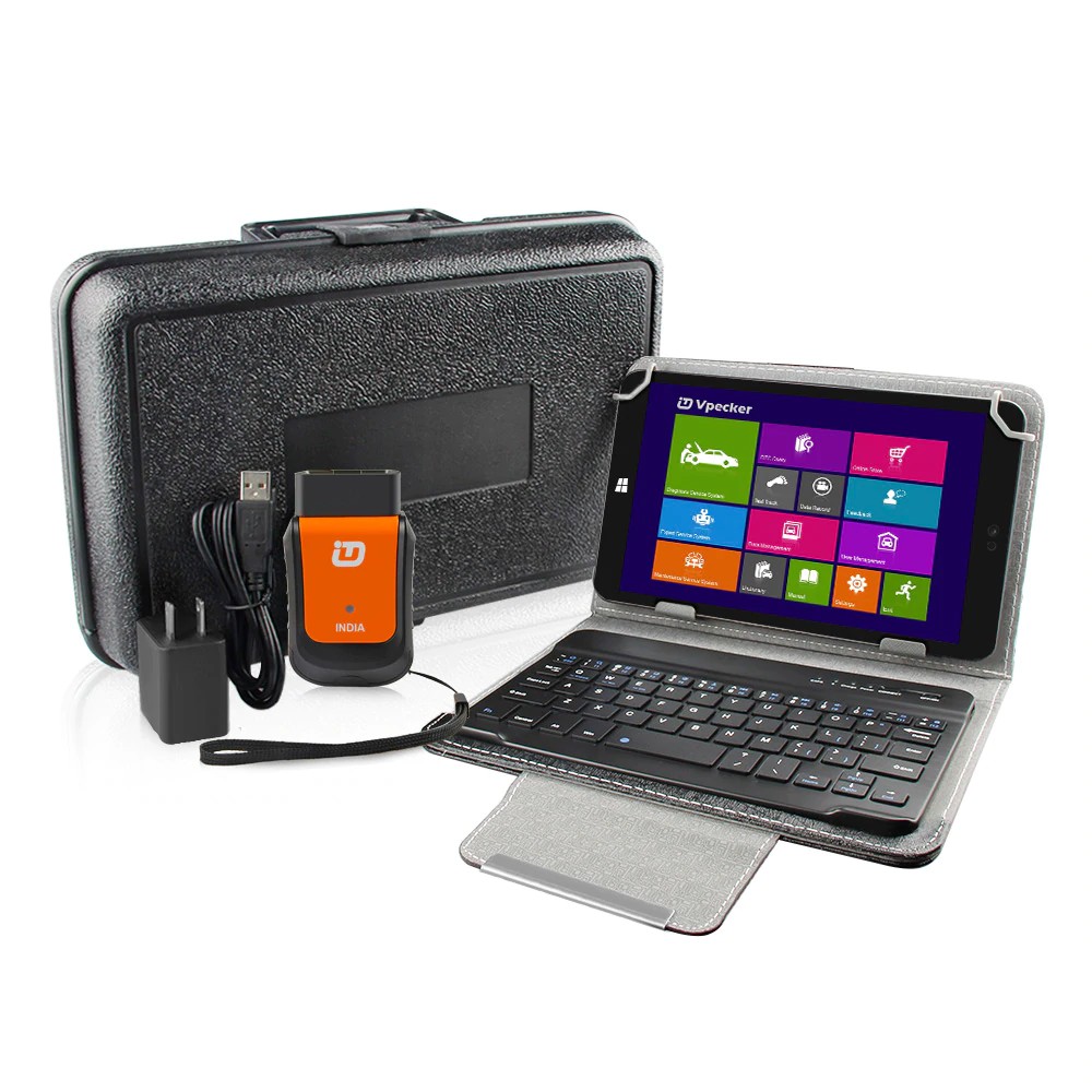 IMPORT VPECKER E1 India OBD2 Car Scanner for Tata Mahindra Maruti Auto Full System Oil Service