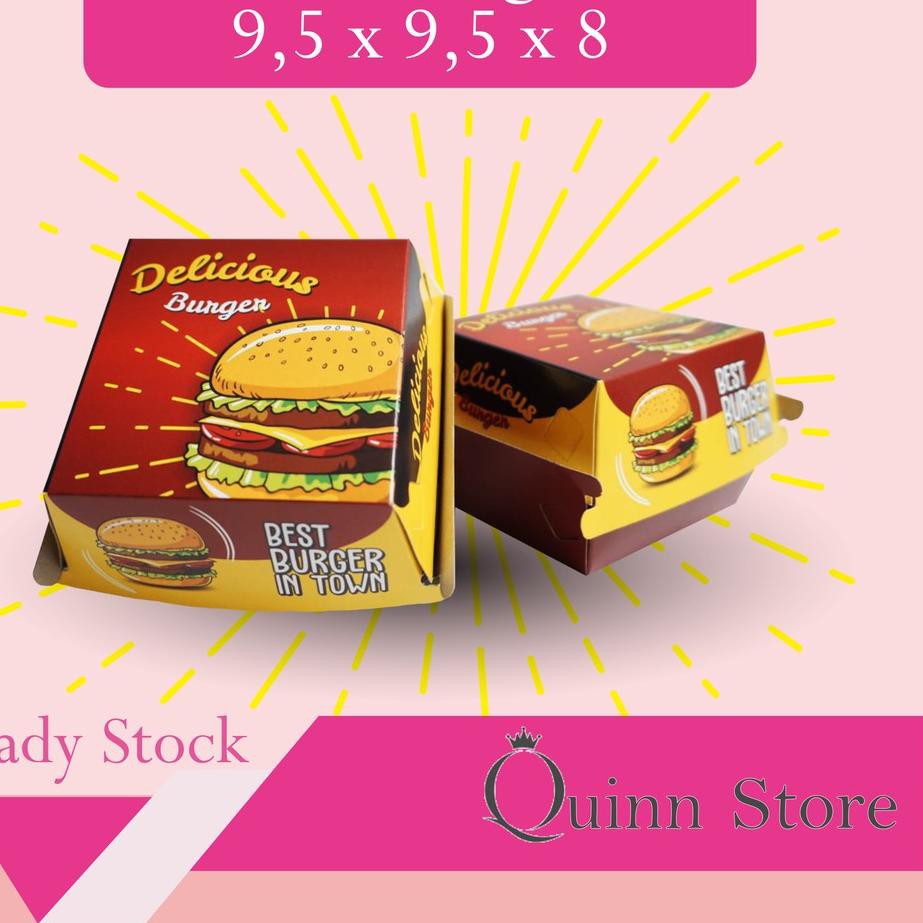 

Terbaik Termurah!! Box Burger 9,5x9,5x8