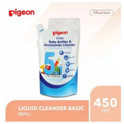 Pigeon Liquid Cleanser Baby Bottles &amp; Accessories Cleanser Refill 450ml