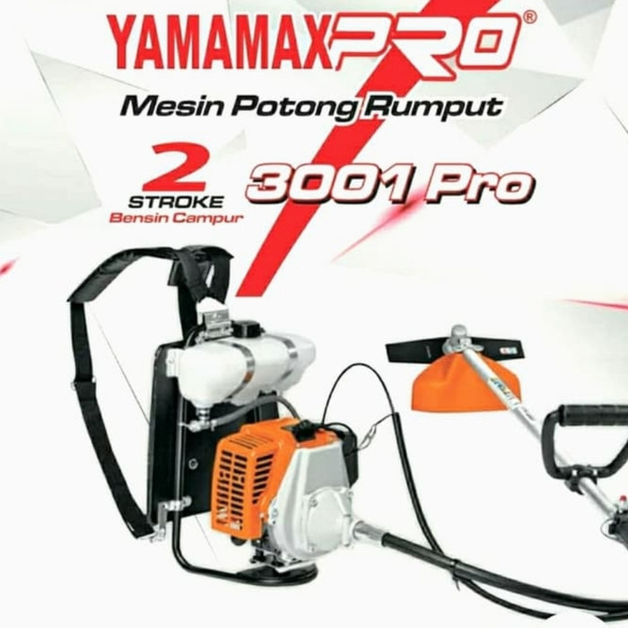 mesin potong rumput yamamax 2tak 3001