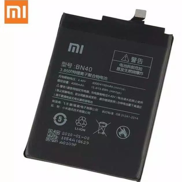 Battery Batre Baterai Xiaomi Redmi 4 Pro prime BN40