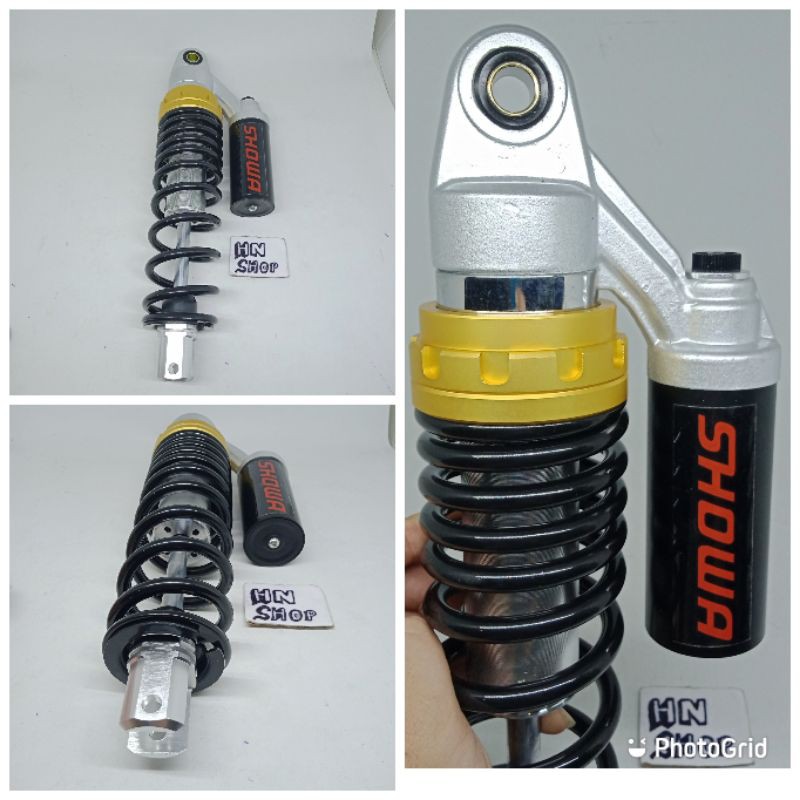 SHOCK BREAKER SHOWA NON STEEL 330 MM VARIO 150 VARIO 125 SCOOPY BEAT FI PCX NMAX DLL