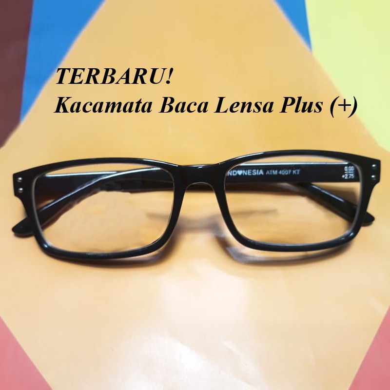 Termurah Kacamata Baca Lensa Plus (+) 2 FUNGSI dari +1.00 s/d +4.00 Kacamata Baca Fashion untuk Pria &amp; Wanita